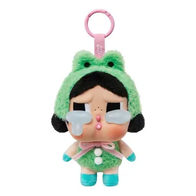 Pop Mart Crybaby Crying Again What A Frog Pendant In Green