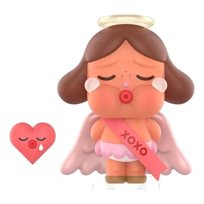 Pop Mart Crybaby Crying For Love Figures 'kiss Kiss-angel Vers.' In Multi