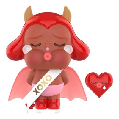 Pop Mart Crybaby Crying For Love Figures 'kiss Kiss-devil Vers.' In Multi