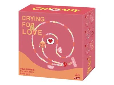 Pre-owned Pop Mart Crybaby Crying For Love Series Phone Charm Single Blind Box