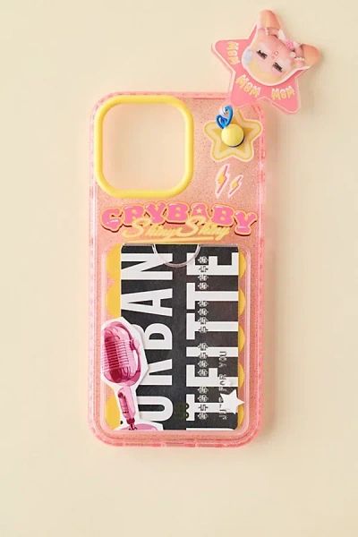 Pop Mart Crybaby Shiny Shiny Series Iphone 15 Pro Max Case In Assorted At Urban Outfitters In Pink