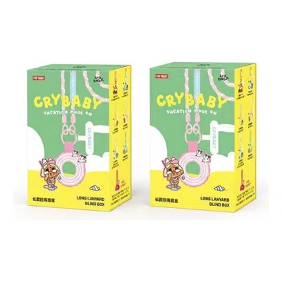 Pop Mart Crybaby Vacation Mode On Series Long Lanyard Sealed Cases (2 Blind Boxes) In Multi