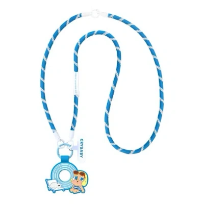 Pop Mart Crybaby Vacation Mode On Series Long Lanyard 'sunbathing' In Multi