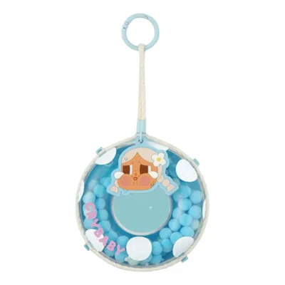 Pop Mart Crybaby Vacation Mode On Series Pendant 'chilling On The Beach' In Animal Print