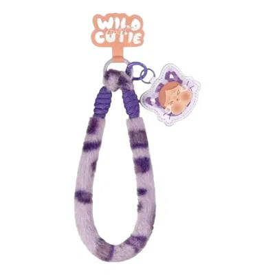 Pop Mart Crybaby Wild But Cutie Phone Charm 'neom Cutie' In Purple