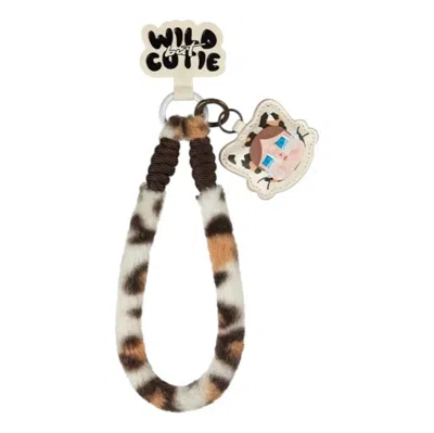 Pop Mart Crybaby Wild But Cutie Phone Charm 'vanilla Cutie' In Multi