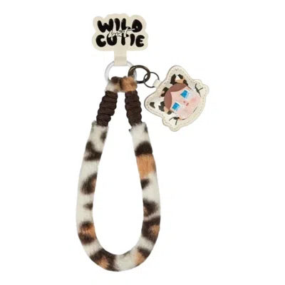 Pop Mart Crybaby Wild But Cutie Phone Charm 'vintage Cutie' In Brown