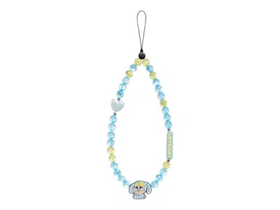 Pre-owned Pop Mart Crybaby X Powerpuff Girls Series Bubble Bunny Phone Charm