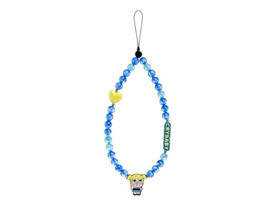 Pre-owned Pop Mart Crybaby X Powerpuff Girls Series Bubble Phone Charm