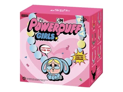 Pre-owned Pop Mart Crybaby X Powerpuff Girls Series Phone Charm Single Blind Box
