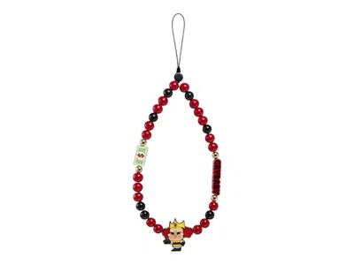 Pre-owned Pop Mart Crybaby X Powerpuff Girls Series Princess Morbucks Phone Charm In Multi