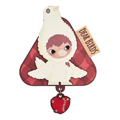 Pop Mart Dear Birds Series Fridge Magnet 'more Than Words' In Multi