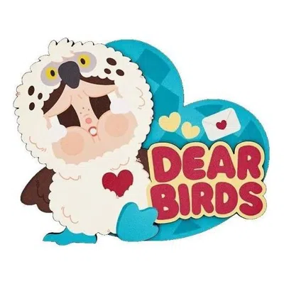 Pop Mart Dear Birds Series Fridge Magnet 'shall We Dance' In Multi
