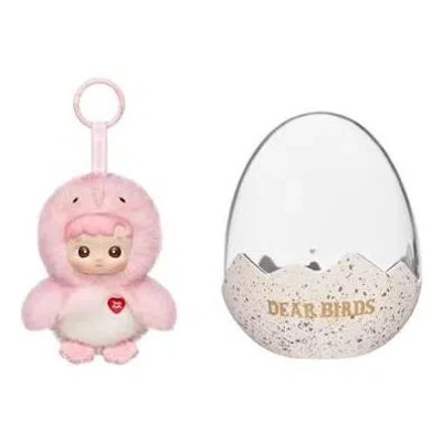Pop Mart Dear Birds Series Plush Display Case 'make Me Blush' In Multi