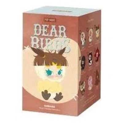 Pop Mart Dear Birds Series Plush Pendent Sealed Case (1 Blind Box) In Brown