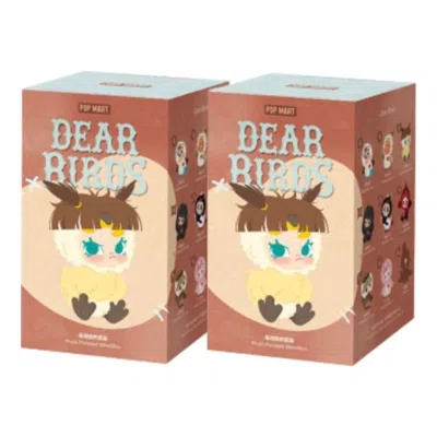 Pop Mart Dear Birds Series Plush Pendent Sealed Case (2 Blind Boxes) In Green