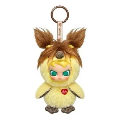 Pop Mart Dear Birds Series Plush Pendent 'the Sweet Trouble' In Orange