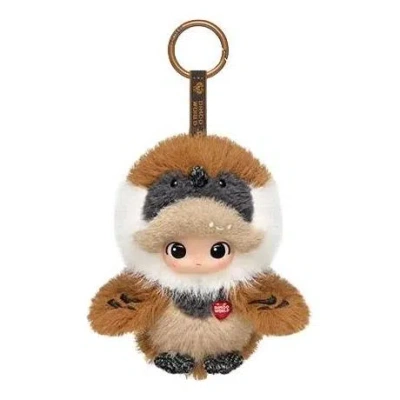 Pop Mart Dear Birds Series Plush Pendent 'whispers Of Love' In Metallic