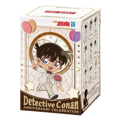 Pop Mart Detective Conan Anniversary Celebration Figure Sealed Case (1 Blind Box) In Burgundy