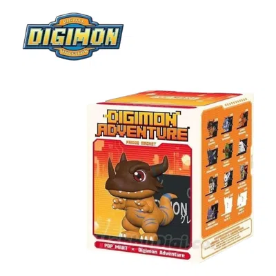 Pop Mart Digimon Fridge Magnet Sealed Case (1 Blind Box) In Brown
