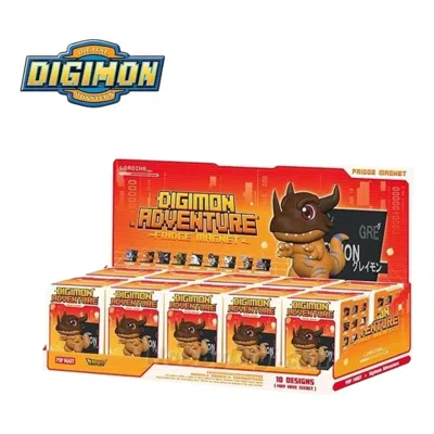Pop Mart Digimon Fridge Magnet Sealed Case (10 Blind Boxes) In Multi