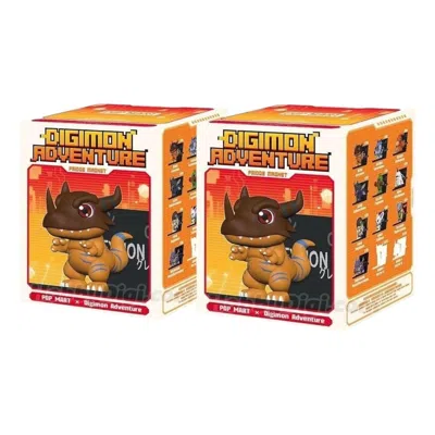 Pop Mart Digimon Fridge Magnet Sealed Case (2 Blind Boxes) In Multi