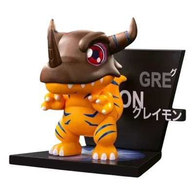 Pop Mart Digimon Fridge Magnet Sealed Case 'greymon' In Multi