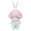 Pop Mart Dimoo Crush On Coffee Plush Keychain 'grapefruit Americano' In Blue