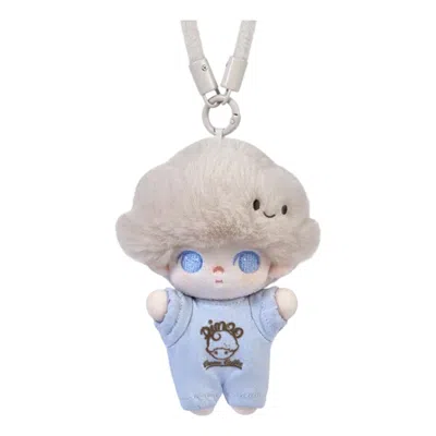 Pop Mart Dimoo Crush On Coffee Plush Keychain 'sea Salt Cream Milk' In Multi