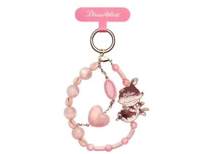 Pre-owned Pop Mart Dimoo Crush On Coffee Series Rose Love Letter Phone Charm In Multi
