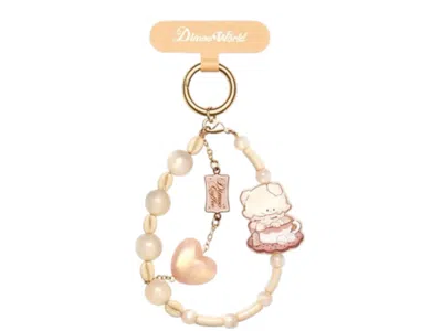 Pre-owned Pop Mart Dimoo Crush On Coffee Series Whispering Of The Soft Clouds Phone Charm In Multi