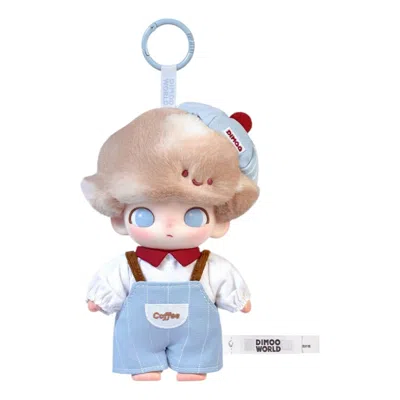 Pop Mart Dimoo Crush On Coffee Vinyl Plush Blister Pack In Blue