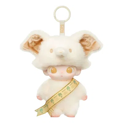 Pop Mart Dimoo Elephant In Moonlight Vinyl Plush Pendant Thailand Exclusive In Gold