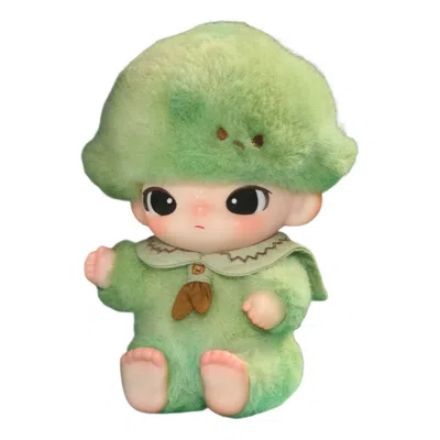 Pop Mart Dimoo Journal Of New Life Series Vinyl Plush Pendant 'strangeness' In Green