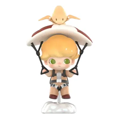 Pop Mart Dimoo Jurassic World Figures 'pterosaur Paraglider' In Brown