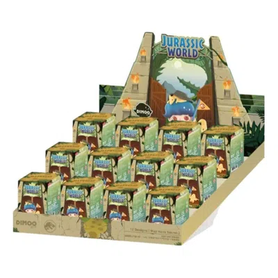 Pop Mart Dimoo Jurassic World Figures Sealed Case (12 Blind Boxes) In Multi