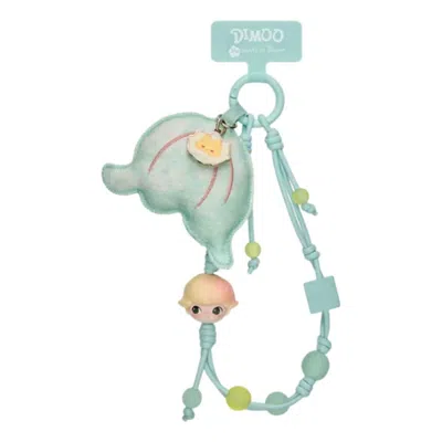 Pop Mart Dimoo Moments In Bloom Series Decorative Charm 'light Up Spring' Secret Edition In Green