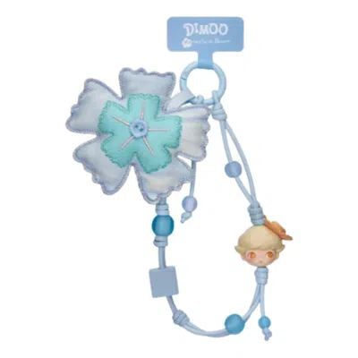 Pop Mart Dimoo Moments In Bloom Series Decorative Charm 'spring Overhead' In Blue