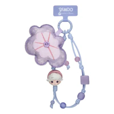 Pop Mart Dimoo Moments In Bloom Series Decorative Charm 'spring's Trumpet' In Blue