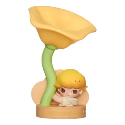 Pop Mart Dimoo Moments In Boom Series Sensor Activated Nightlight 'caught By Spring' In Orange