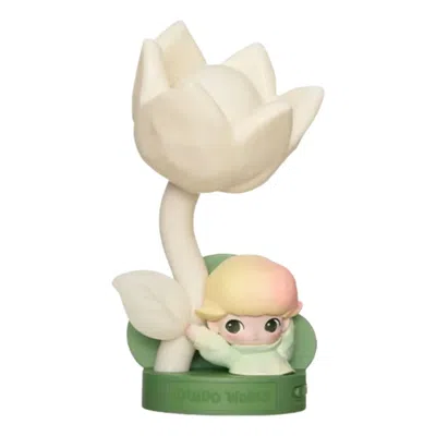 Pop Mart Dimoo Moments In Boom Series Sensor Activated Nightlight 'light Up Spring' Secret Edition In White