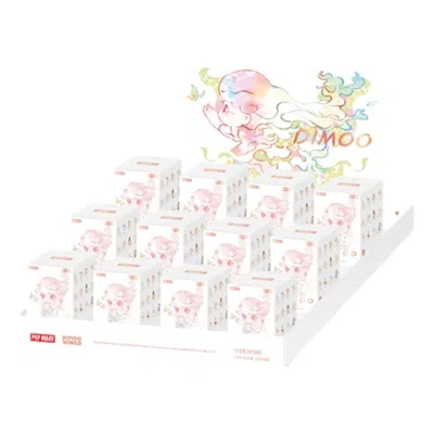 Pop Mart Kids'  Dimoo Shapes In Nature Figures Sealed Case (12 Blind Boxes) In White