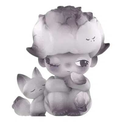Pop Mart Dimoo Shapes In Nature Figures 'withering Flowers' In Gray