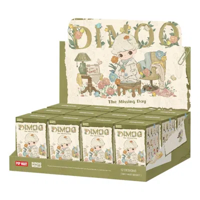 Pop Mart Dimoo The Missing Day Figures Sealed Case (12 Blind Boxes) In Green