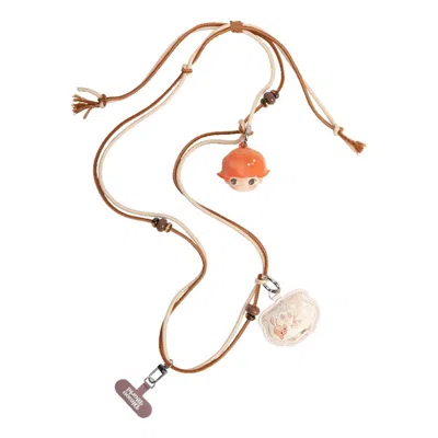 Pop Mart Dimoo The Missing Day Mobile Phone Lanyard 'a Call Between Worlds' In Multi