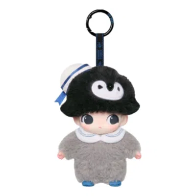 Pop Mart Dimoo The Secret Theatre Club Series Vinyl Plush Pendant 'chubby Penguin' In Pink