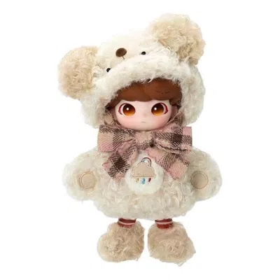 Pop Mart Dimoo Tiny Puppy 1/8 Action Figure 'fluffy Puff' In Neutral