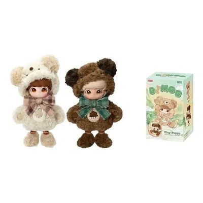 Pop Mart Dimoo Tiny Puppy 1/8 Action Figure Sealed Case (1 Blind Box) In Brown