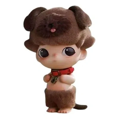Pop Mart Dimoo World 9th Anniversary Figure Thailand Exclusive 'puppy Toto' In Brown