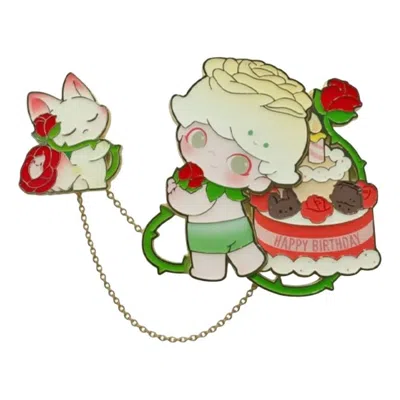 Pop Mart Dimoo World Birthday Badge In Multi